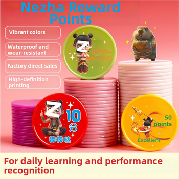 Plastikust mänguasemündid lastele — multikas pere teema, klassivahetuseks tokenid, melamiin