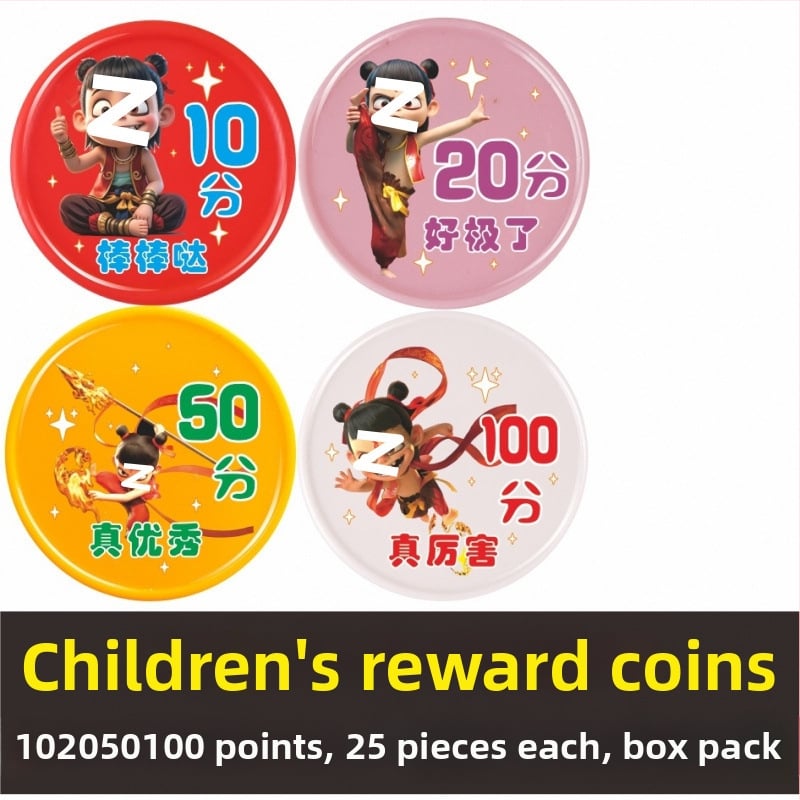 Plastikust mänguasemündid lastele — multikas pere teema, klassivahetuseks tokenid, melamiin