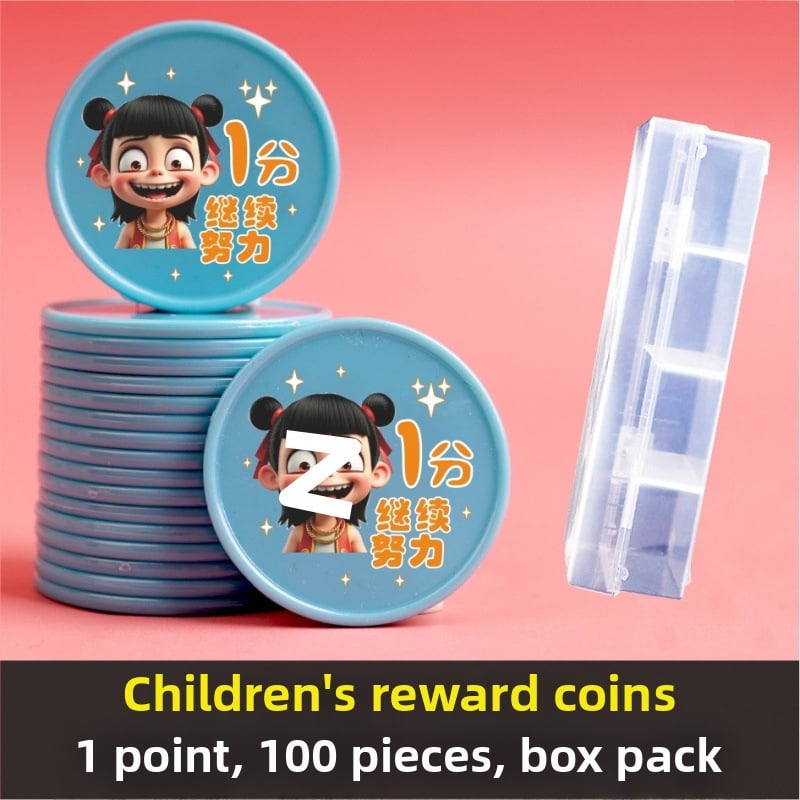 Plastikust mänguasemündid lastele — multikas pere teema, klassivahetuseks tokenid, melamiin