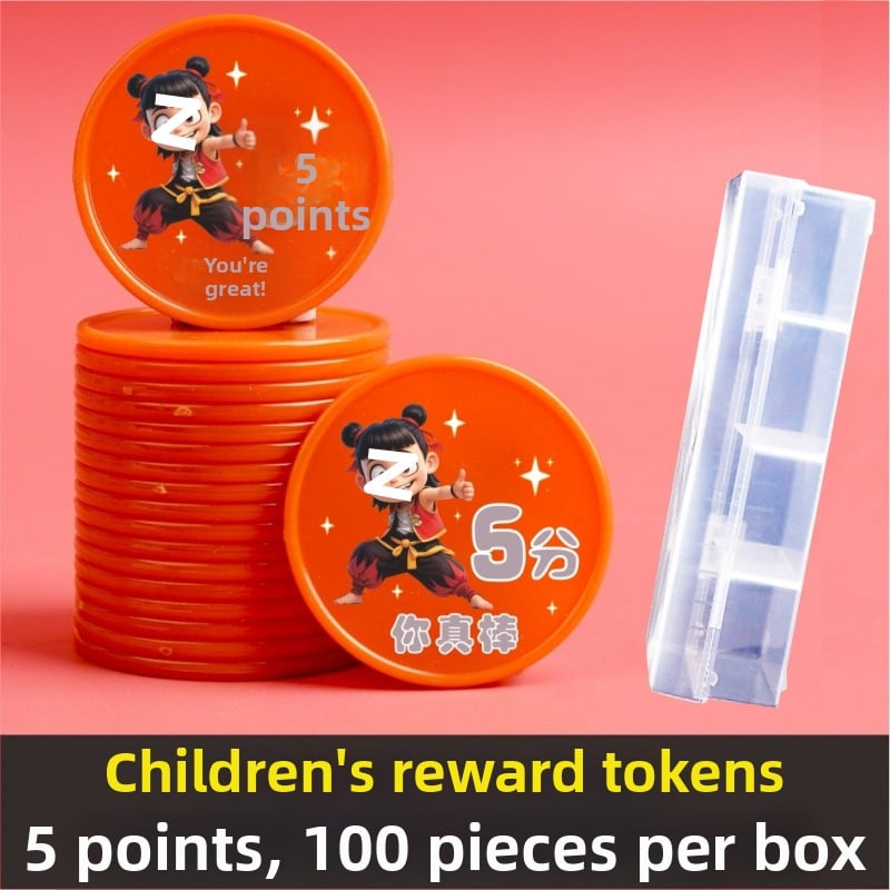 Plastikust mänguasemündid lastele — multikas pere teema, klassivahetuseks tokenid, melamiin