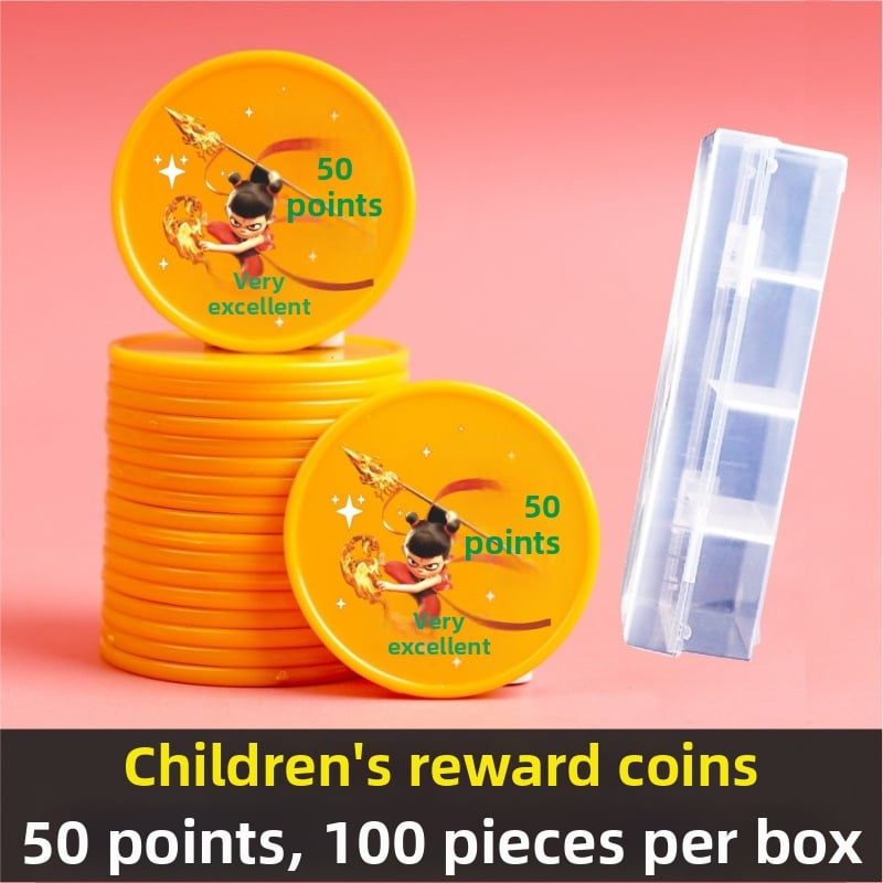 Plastikust mänguasemündid lastele — multikas pere teema, klassivahetuseks tokenid, melamiin