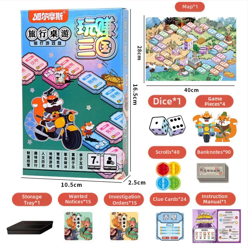 Izglītojoša galda spēle ar kartēm no Fox mousse; materiāls: papīrs; klasifikācija: galda spēles ar kartēm; iepakojums: kārba; vecuma diapazons: 4–6, 7–14 un 15–35.