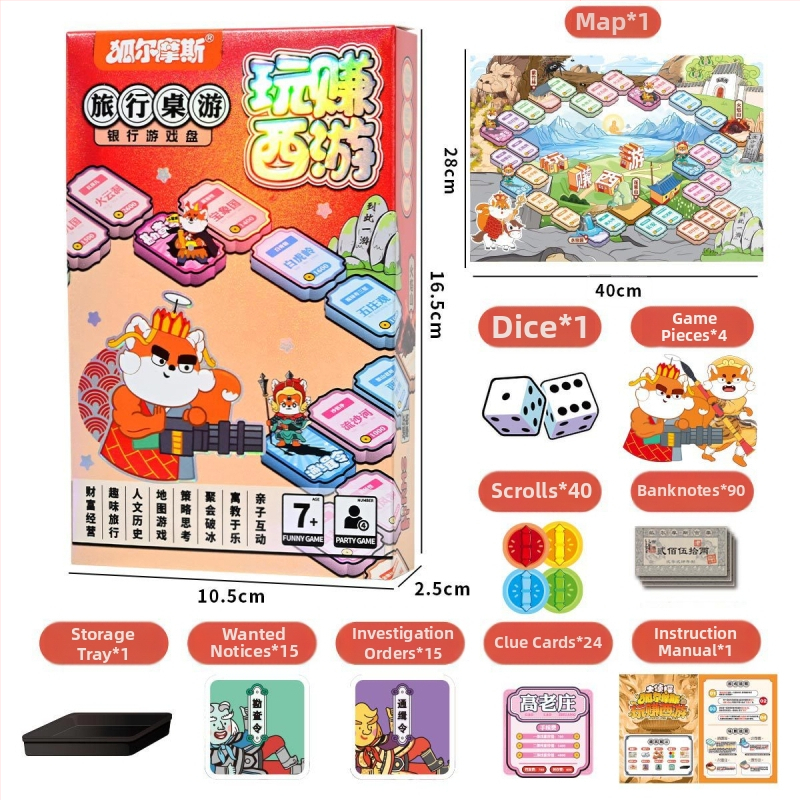 Izglītojoša galda spēle ar kartēm no Fox mousse; materiāls: papīrs; klasifikācija: galda spēles ar kartēm; iepakojums: kārba; vecuma diapazons: 4–6, 7–14 un 15–35.