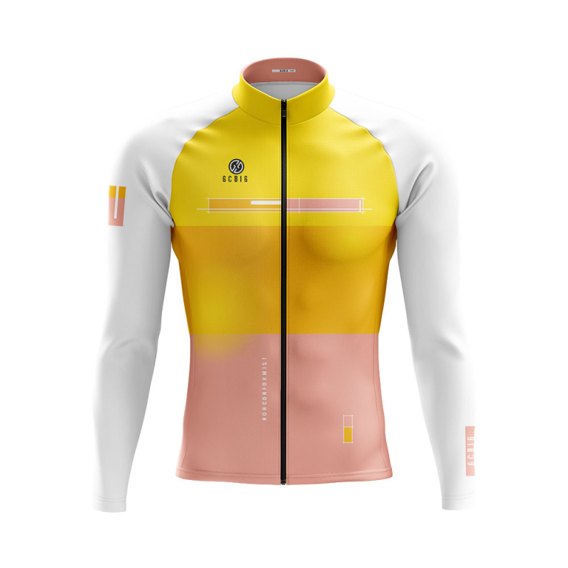 Vīriešu ziemas flīsa garās piedurknes velosipēdu tops – silts, ķīmisko šķiedru audums, ziemas sezonai