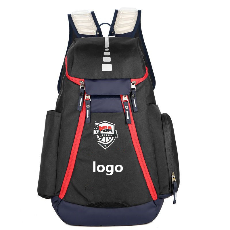 Sporta mugursoma ar gaisa spilventiņiem uz siksnām, lielas ietilpības, universāla, neilons, ūdensizturīga