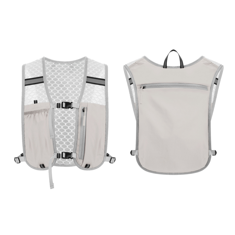 Odu āra sporta mugursoma, viegls neilons, universālais dizains, ergonomiska muguras daļa ar fizioloģisku izliekumu, elpojoša, antibakteriāla, izturīga un atstarojoša nakts drošībai.