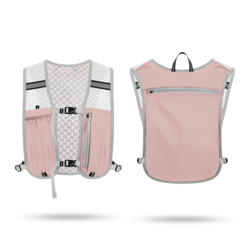 Odu āra sporta mugursoma, viegls neilons, universālais dizains, ergonomiska muguras daļa ar fizioloģisku izliekumu, elpojoša, antibakteriāla, izturīga un atstarojoša nakts drošībai.