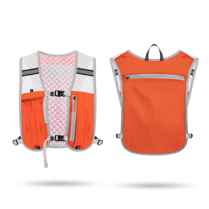 Odu āra sporta mugursoma, viegls neilons, universālais dizains, ergonomiska muguras daļa ar fizioloģisku izliekumu, elpojoša, antibakteriāla, izturīga un atstarojoša nakts drošībai.