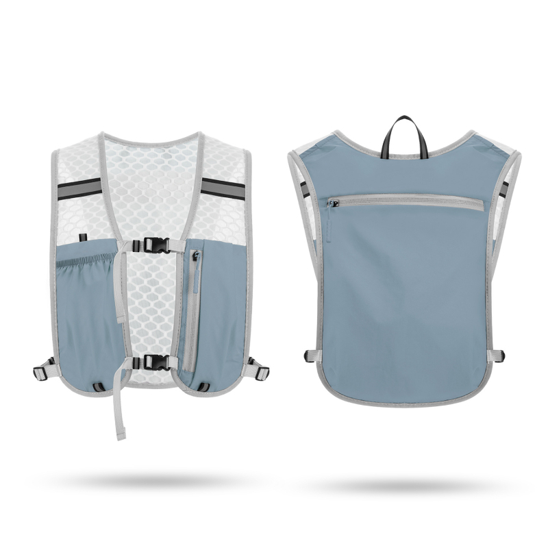 Odu āra sporta mugursoma, viegls neilons, universālais dizains, ergonomiska muguras daļa ar fizioloģisku izliekumu, elpojoša, antibakteriāla, izturīga un atstarojoša nakts drošībai.