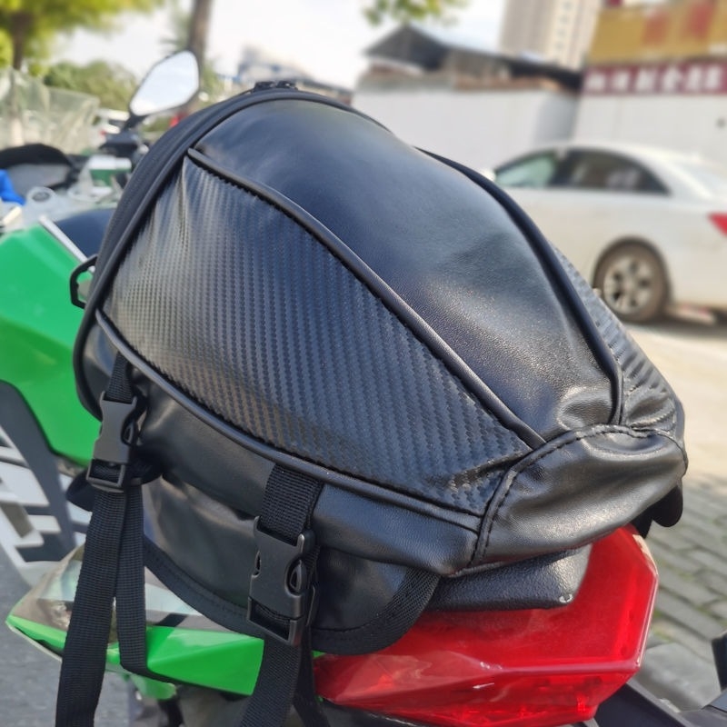 FASTRIDER Geantă spate pentru motocicletă, cu carcasă dură, compartiment pentru cască, Oxford material, impermeabil
