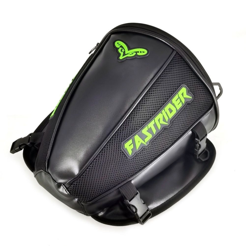 FASTRIDER Geantă spate pentru motocicletă, cu carcasă dură, compartiment pentru cască, Oxford material, impermeabil