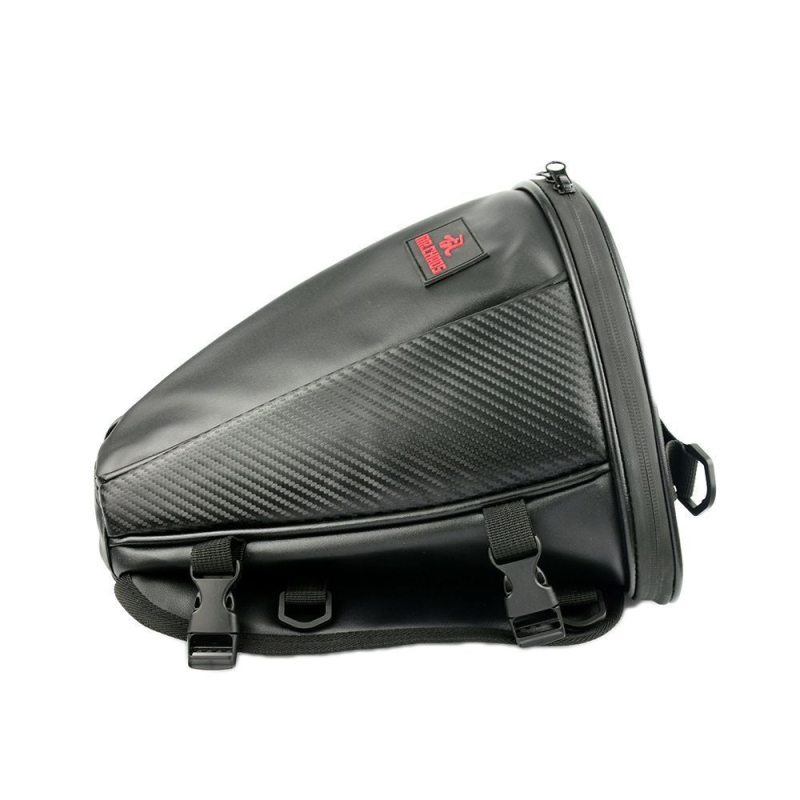 FASTRIDER Geantă spate pentru motocicletă, cu carcasă dură, compartiment pentru cască, Oxford material, impermeabil