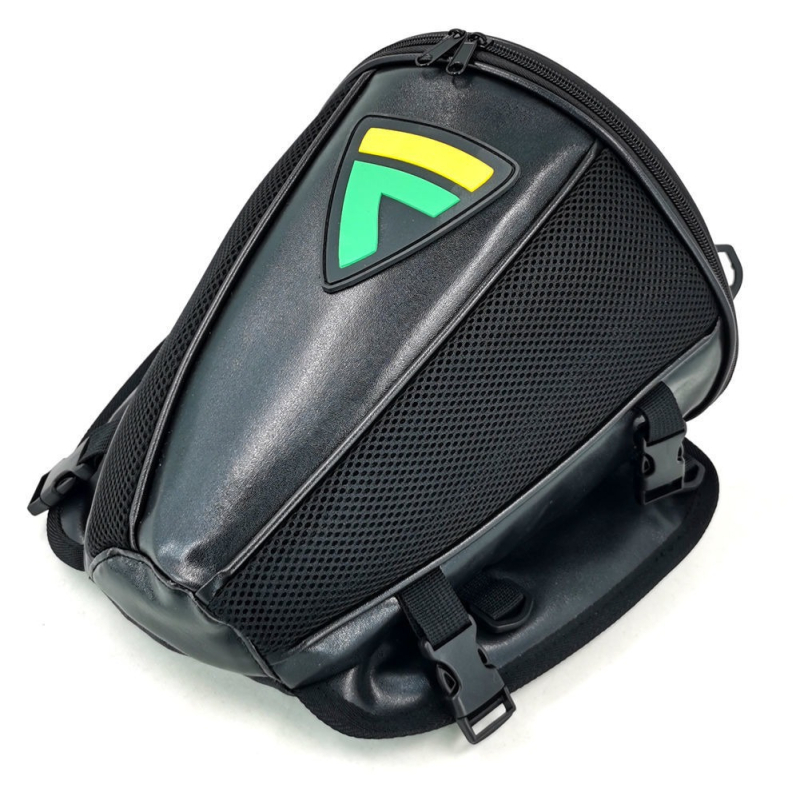 FASTRIDER Geantă spate pentru motocicletă, cu carcasă dură, compartiment pentru cască, Oxford material, impermeabil