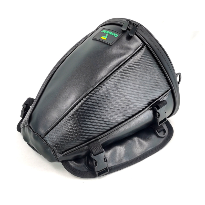 FASTRIDER Geantă spate pentru motocicletă, cu carcasă dură, compartiment pentru cască, Oxford material, impermeabil