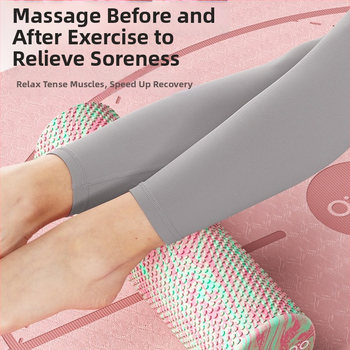 Stingrs jogas veltņis muskuļu relaksācijai — rombu formas dizains, materiāls PE+EVA, piemērots apakšstilbiem, rokām un kaklam