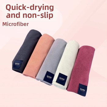 Jogas divpusējais dvieļis ar abpusēju birstēšanu, sviedru uzsūkšana, neslīd, ātri žūst (Sastāvs: mikrošķiedra; Kategorija: divpusēji berzēts jogas dvielis)