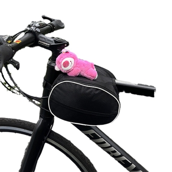 Torba za bicikl West Highland Dog za prednju gornju cijev, univerzalna za MTB i cestovne bicikle, plastična, kapacitet 1, s podlogom