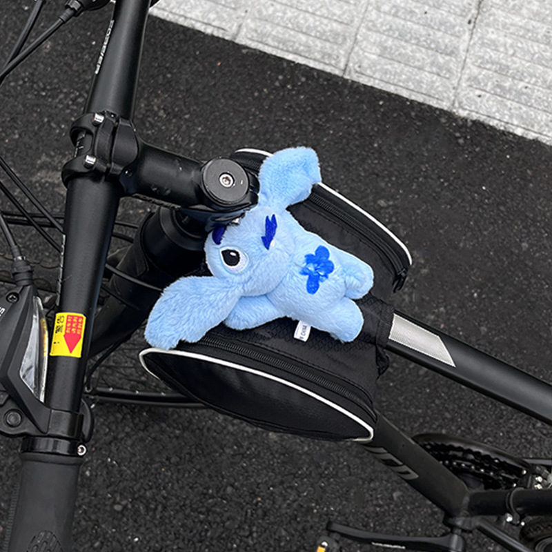 Torba za bicikl West Highland Dog za prednju gornju cijev, univerzalna za MTB i cestovne bicikle, plastična, kapacitet 1, s podlogom