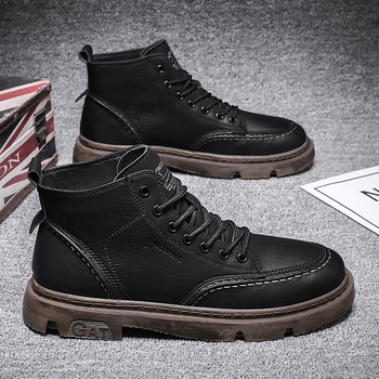 Vyriniai žieminiai sportiniai-kasdieniniai bateliai su pūkuota įdaila, viršus iš super pluošto, PU įdėklas, gumos padas, raišteliai