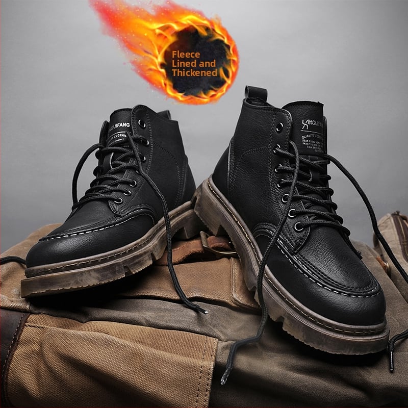 Vyriniai žieminiai sportiniai-kasdieniniai bateliai su pūkuota įdaila, viršus iš super pluošto, PU įdėklas, gumos padas, raišteliai