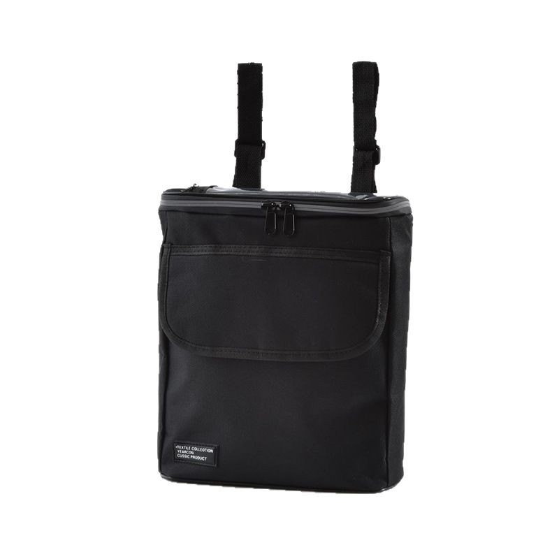 PVC velosipēda priekšējā uzglabāšanas soma ar iekšējo odere un telefona kabatu