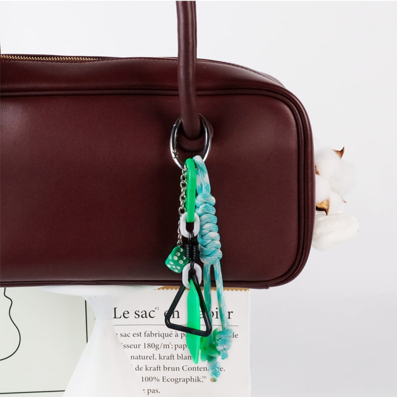 Heavenly κλειδοθήκη για τσάντα από κράμα — σειρά Miu, αθλητικό στυλ, μοτίβα γκολφ μπάλλες, μπάλες επιτραπέζιου τένις και μπάντμιντον