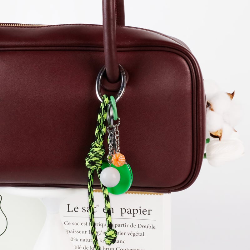 Heavenly κλειδοθήκη για τσάντα από κράμα — σειρά Miu, αθλητικό στυλ, μοτίβα γκολφ μπάλλες, μπάλες επιτραπέζιου τένις και μπάντμιντον