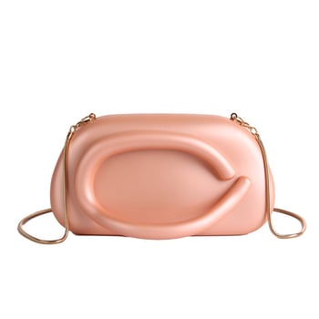 Õhtukott käe jaoks, akrüül, horisontaalne ruudukujuline kuju, magnetlukustus, sisemine dokumenditasku, üks rihm