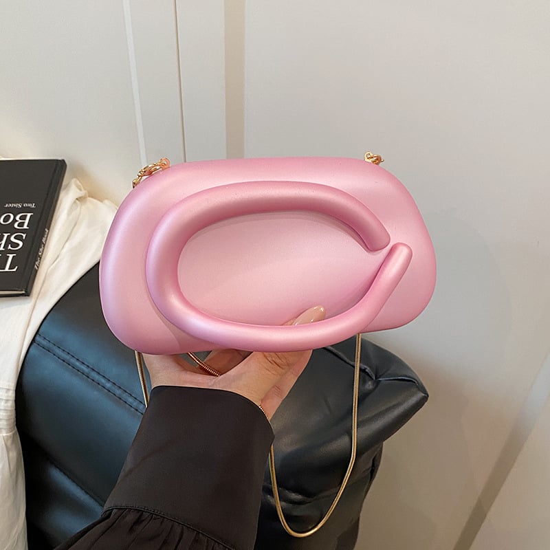 Õhtukott käe jaoks, akrüül, horisontaalne ruudukujuline kuju, magnetlukustus, sisemine dokumenditasku, üks rihm