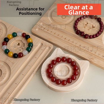 Rokassprādžu displeja statīvs – metāls, pērļu šablons, DIY dizaina instruments