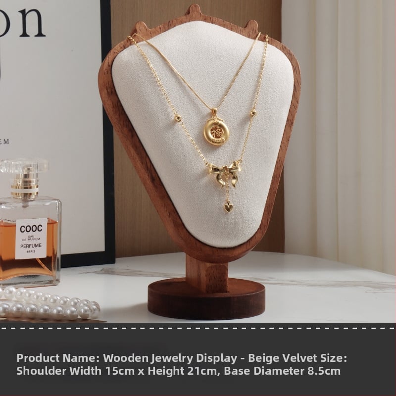 Daugiafunkcinis papuošalų ekspozicijos laikiklis, su nepluošto audiniu, stalinis montavimas