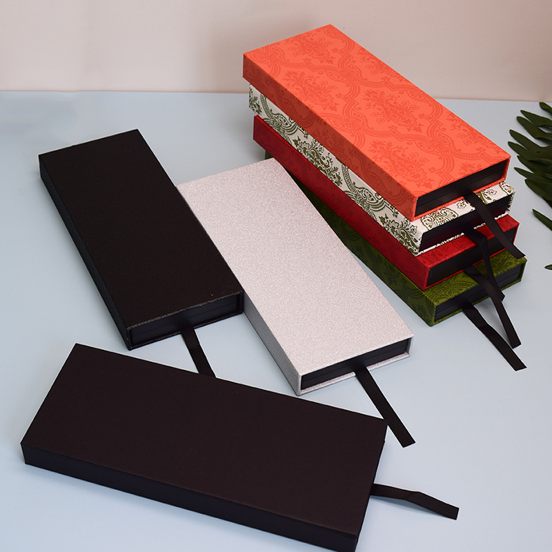 Kutija za izlaganje nakita s izvlačnim pretincem i visećim poklopcem – retro pravokutni dizajn; materijal: papir/karton; porijeklo: Yiwu, Kina; brend: Beautiful box packaging