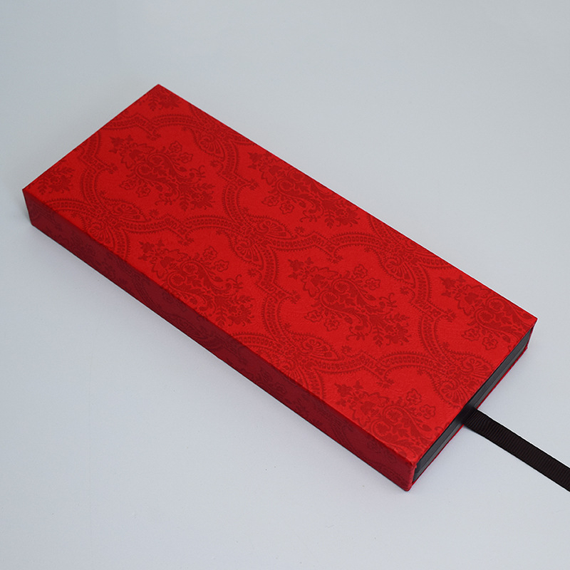 Kutija za izlaganje nakita s izvlačnim pretincem i visećim poklopcem – retro pravokutni dizajn; materijal: papir/karton; porijeklo: Yiwu, Kina; brend: Beautiful box packaging