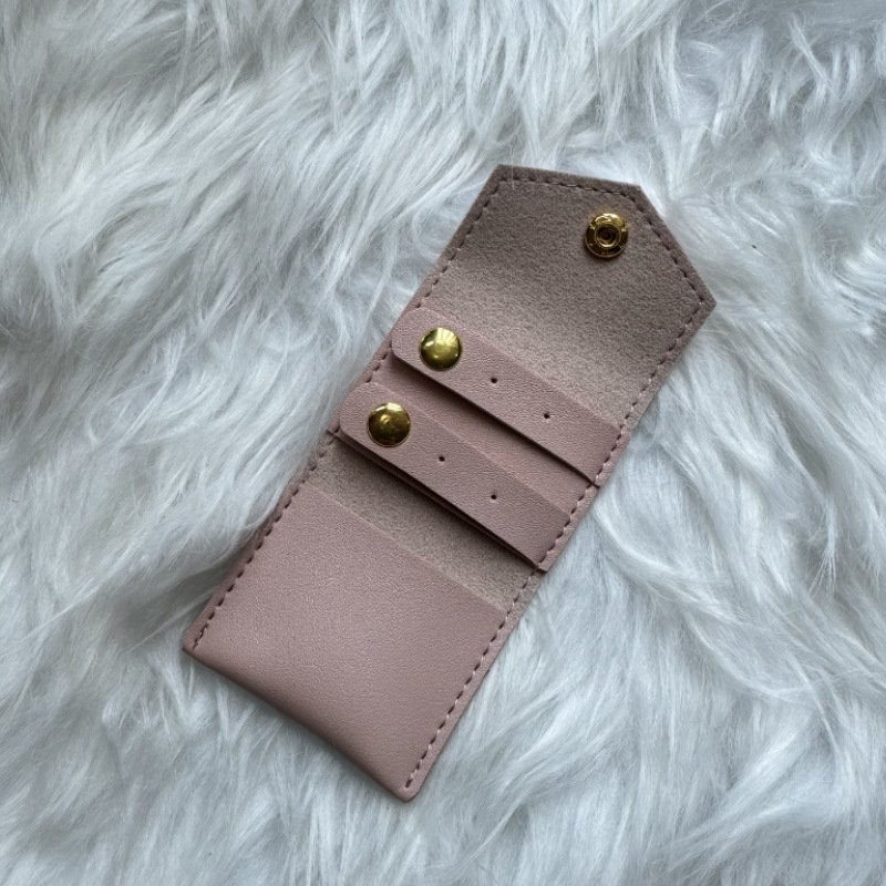 Torba za nakit, meka, stil clutch i K-style, jednobojni uzorak, model M-20240411