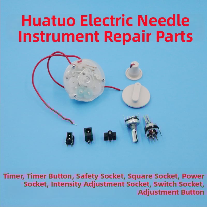 Huatuo SDZ-II elektrilise nõelaseadme tarvikud – AC toide, mehhaaniline juhtimine, taimer, nupp