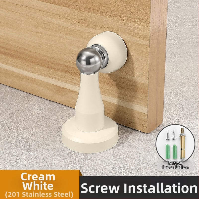 Yi Jia MX-109 Дверен стопер, цинкова сплав, електроплатирана повърхност, стенен монтаж, ръчно управление, модерен минималистичен стил