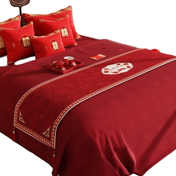 Сватбен флаг за легло, китайски стил, празничен модел, хотелска употреба, номер на изделие 749053217785