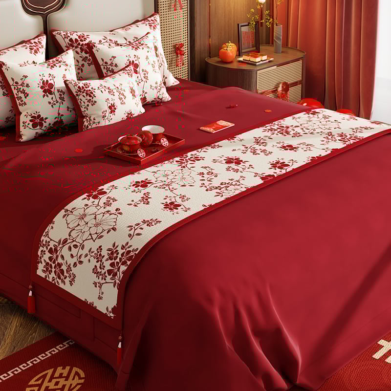 Сватбен флаг за легло, китайски стил, празничен модел, хотелска употреба, номер на изделие 749053217785