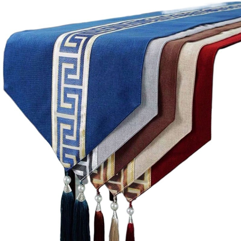 Zastavica za stol, novi kineski stil, platno umjetnost najlon