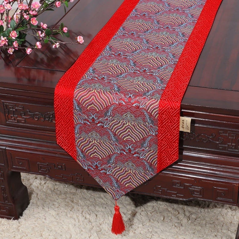 Table runner – zen-kineski stil za dnevni boravak, moderni minimalizam; materijal: Drugo; glavni sastav tkanine: Drugo; sadržaj glavnog materijala: 1; prostor: dnevni boravak