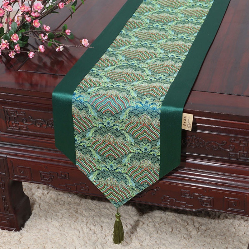 Table runner – zen-kineski stil za dnevni boravak, moderni minimalizam; materijal: Drugo; glavni sastav tkanine: Drugo; sadržaj glavnog materijala: 1; prostor: dnevni boravak