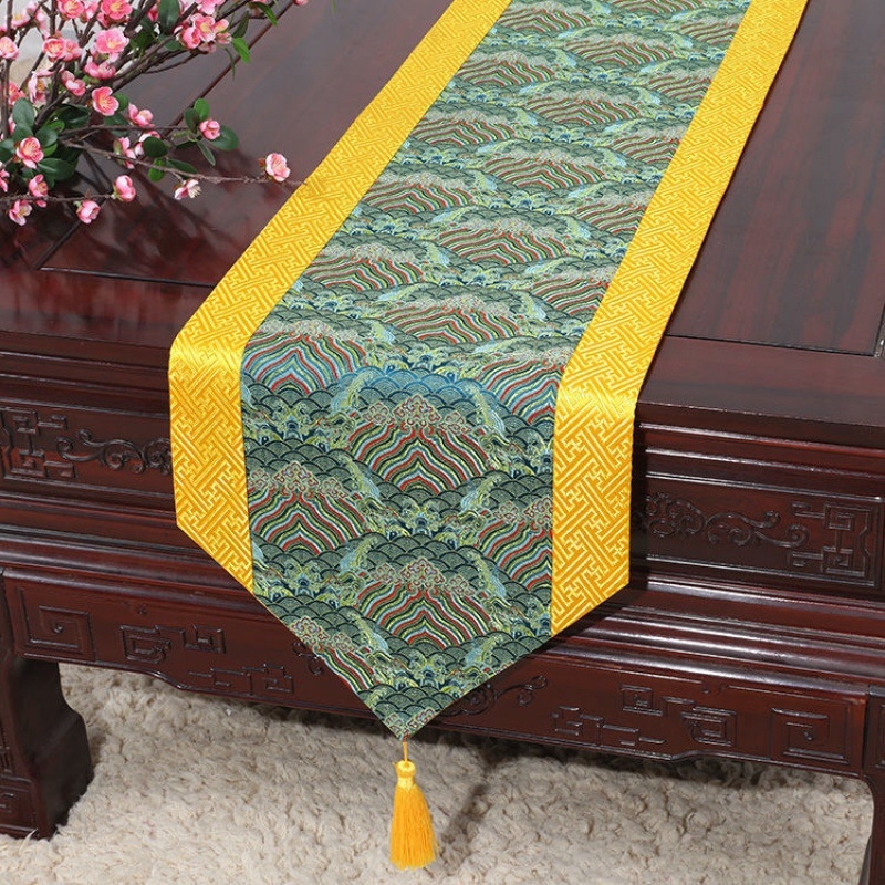 Table runner – zen-kineski stil za dnevni boravak, moderni minimalizam; materijal: Drugo; glavni sastav tkanine: Drugo; sadržaj glavnog materijala: 1; prostor: dnevni boravak