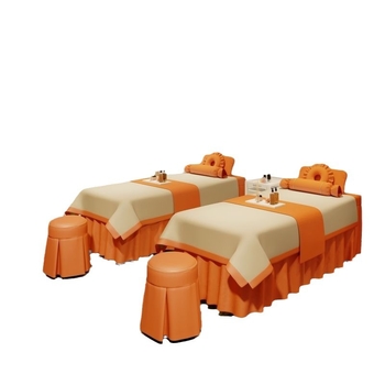 Četru gabalu gultas pārklājumu komplekts skaistumkopšanai | Twill audums, reaktīvā druka un krāsošana, mousse kokvilna, piemērots visām sezonām