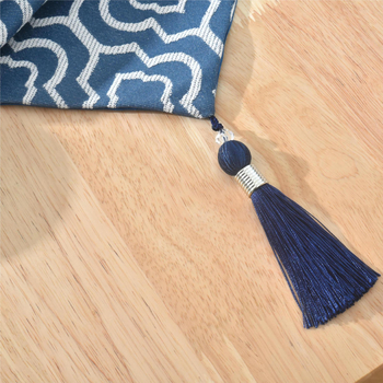 Jacquard stolni runner od poliester-cotton, marokanski stil, geometrijski uzorak, moderan minimalistički dizajn