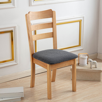 Set husă pentru scaun (Poliester; Model floral; Antiderapant; Formă pătrată; Stil modern minimalist)