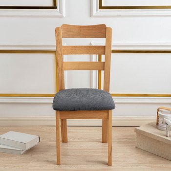 Set husă pentru scaun (Poliester; Model floral; Antiderapant; Formă pătrată; Stil modern minimalist)