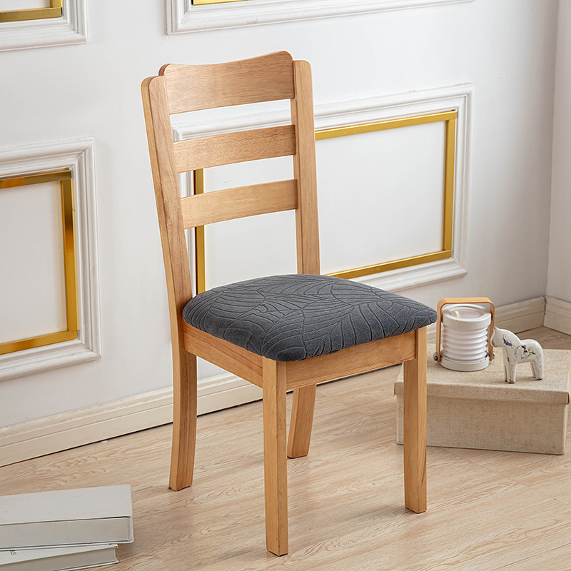 Set husă pentru scaun (Poliester; Model floral; Antiderapant; Formă pătrată; Stil modern minimalist)