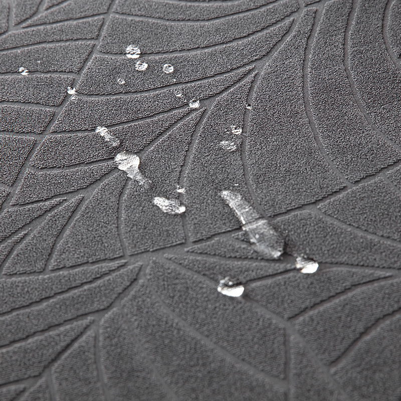 Set husă pentru scaun (Poliester; Model floral; Antiderapant; Formă pătrată; Stil modern minimalist)