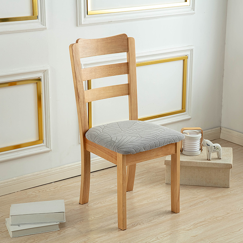 Set husă pentru scaun (Poliester; Model floral; Antiderapant; Formă pătrată; Stil modern minimalist)