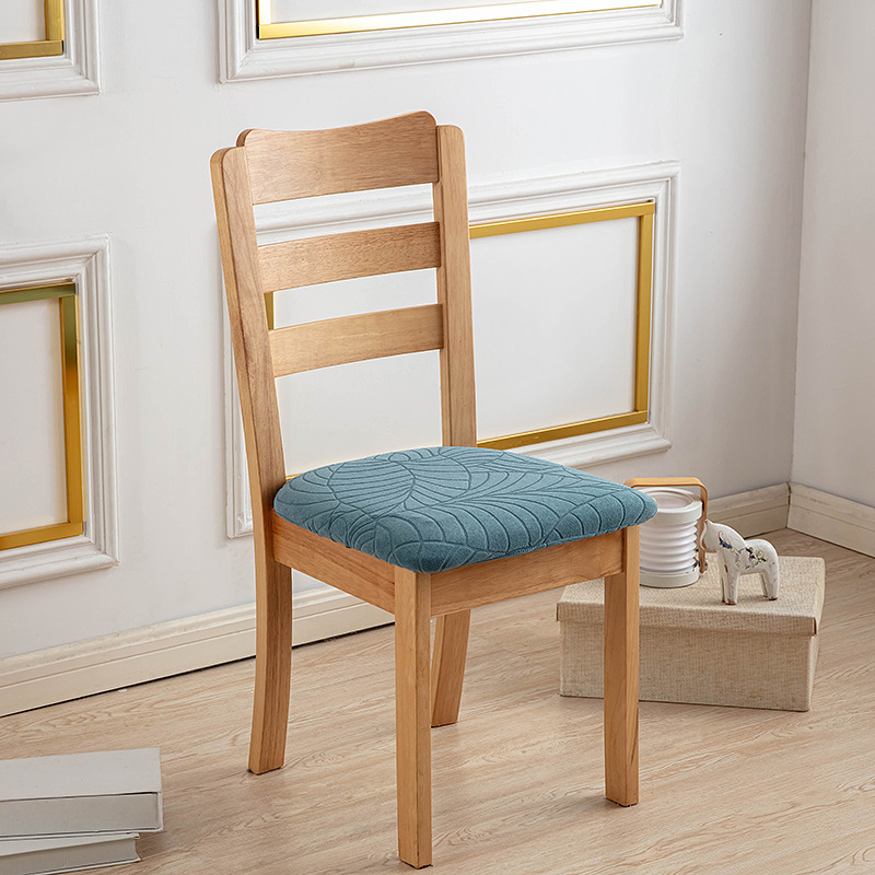 Set husă pentru scaun (Poliester; Model floral; Antiderapant; Formă pătrată; Stil modern minimalist)